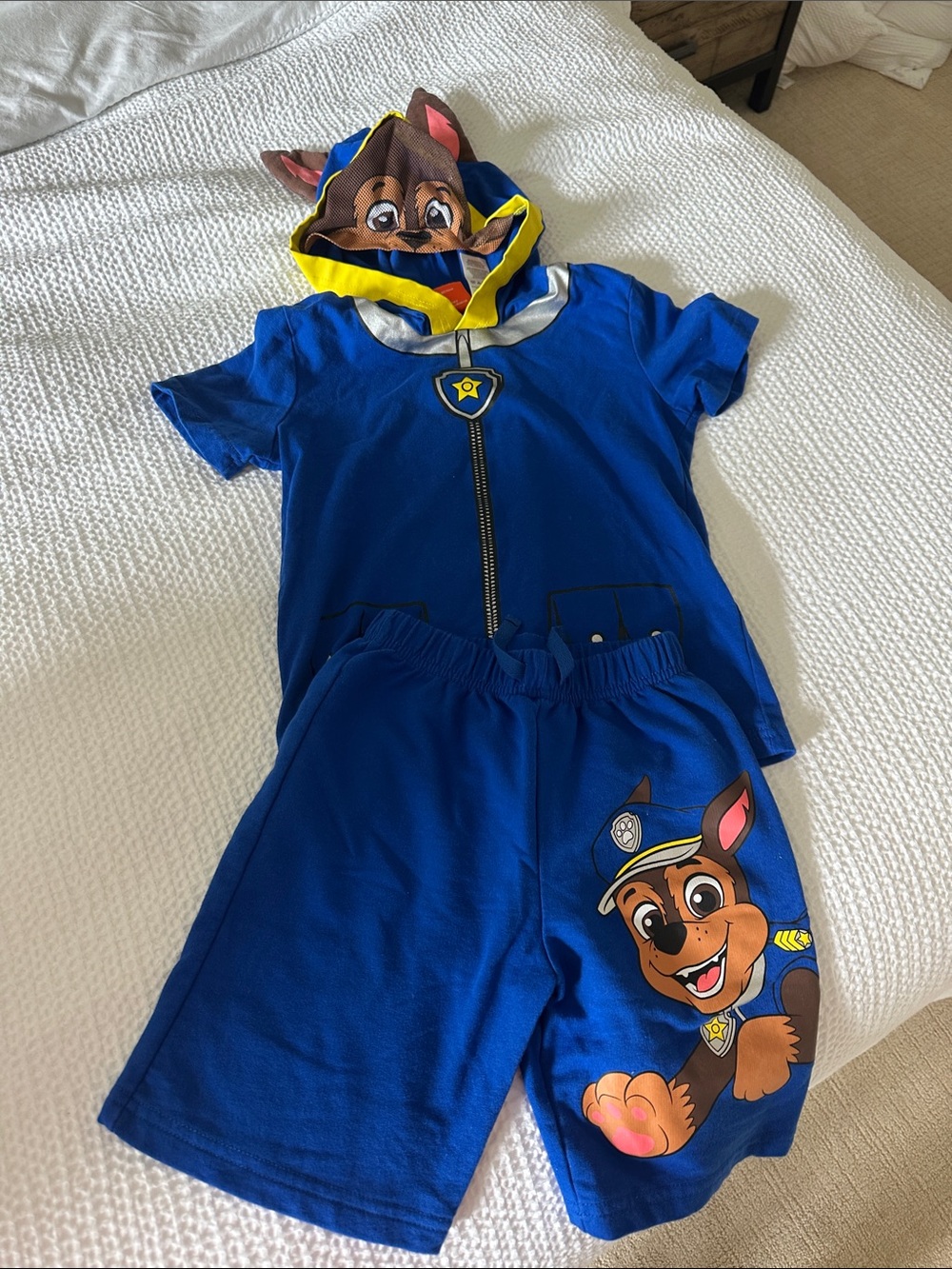 Nickelodeon Blue Paw Patrol Chase Hoodie & Shorts Set